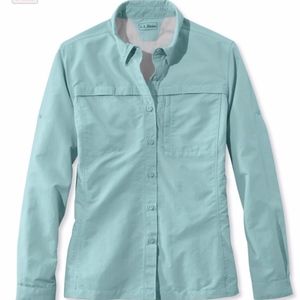LL BEAN Tropicwear Shirt, Long-Sleeve